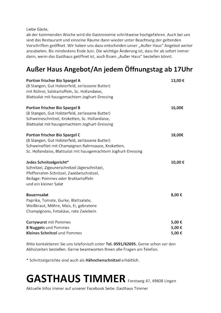 Menu_Gasthaus Timmer_(Ems)_immagine_2