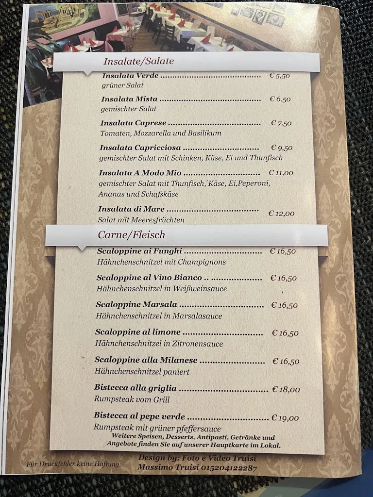 Menu_Pizzeria A Modo Mío_Köln_image_1