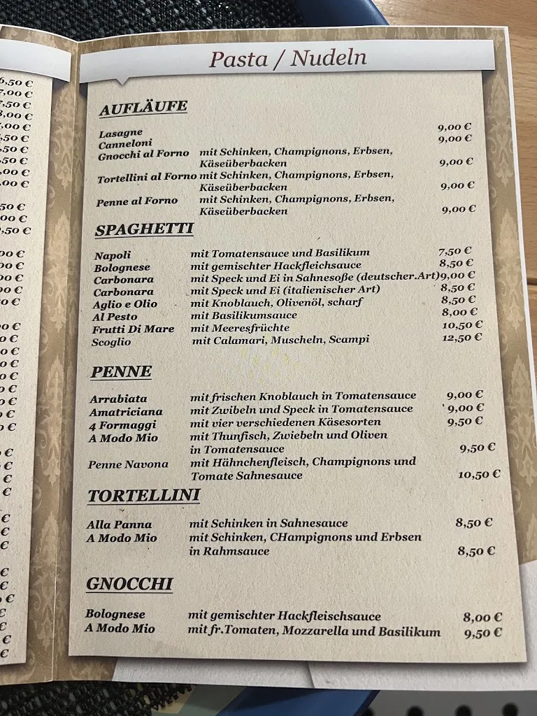 Menu_Pizzeria A Modo Mío_Köln_image_2