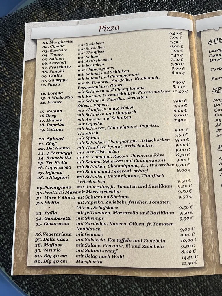 Menu_Pizzeria A Modo Mío_Köln_image_3