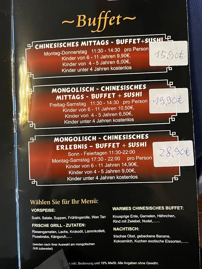 Menu_Asien Perle Showcooking Restaurant_Wulmstorf_immagine_1