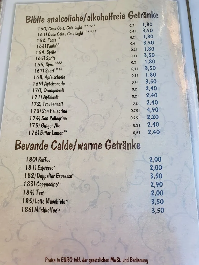 Menu_Italiano Trattoria_Rübenberge_immagine_1