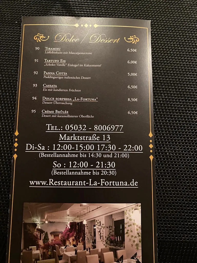 Menu_La Fortuna_Rübenberge_image_1