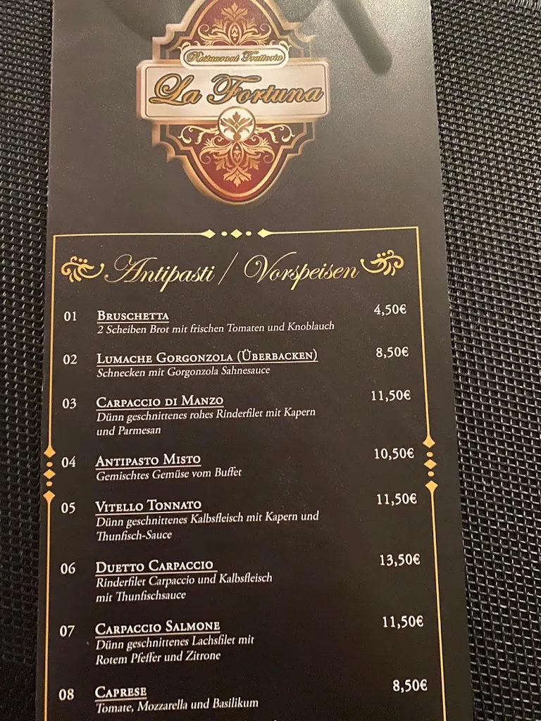Menu_La Fortuna_Rübenberge_image_2