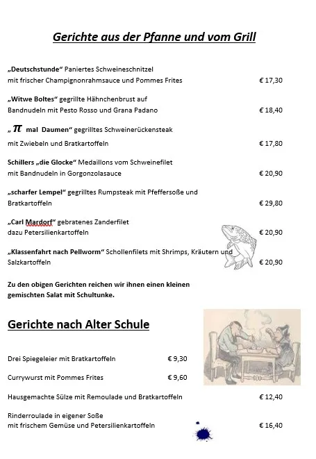 Menu_Alte Schule_Rübenberge_immagine_1
