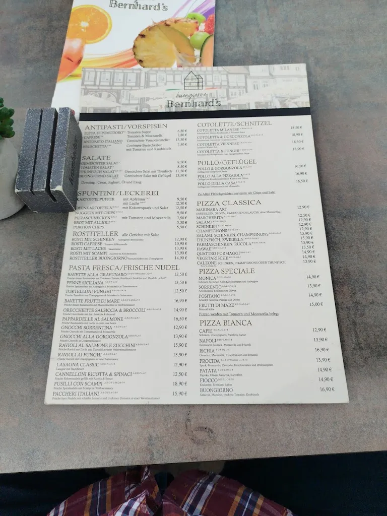 Menu_Buongiorno Bernhard's_Stadthagen_image_3