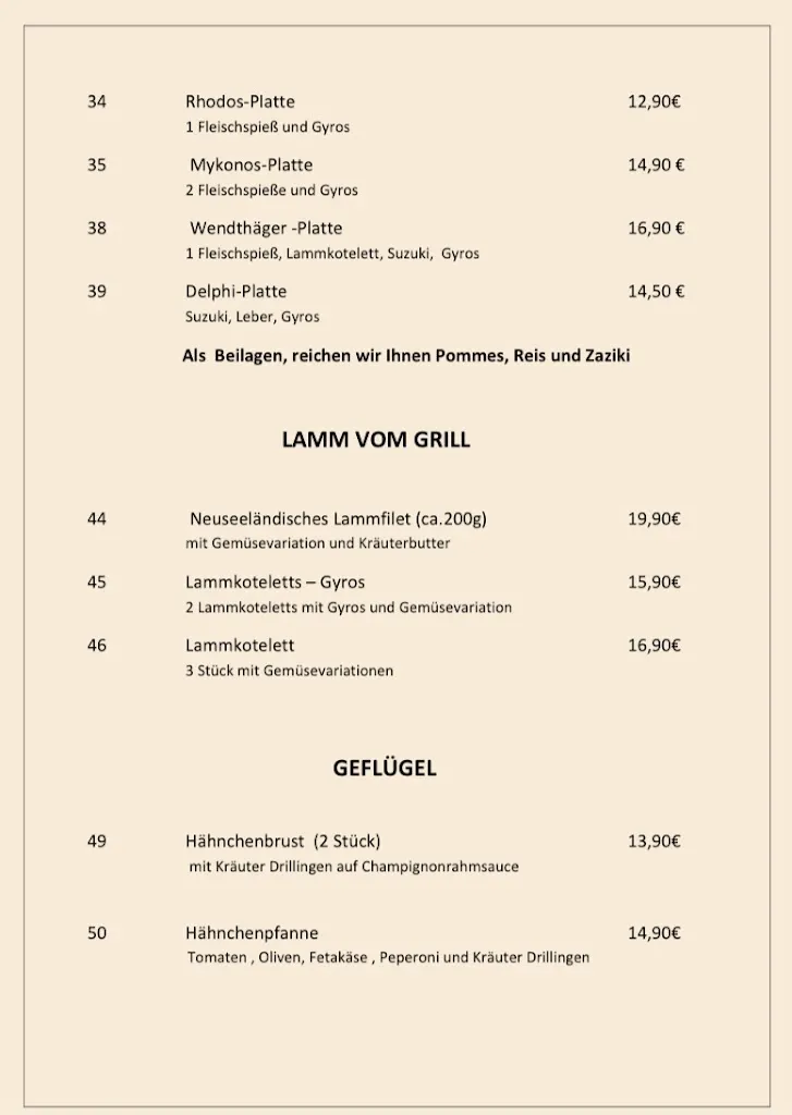 Menu_Restaurant Olymp Wendthagen/Stadthagen_Stadthagen_image_4