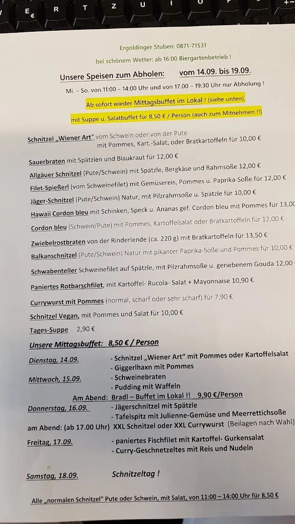 Menu_Ergoldinger Stuben_Ergolding_image_1