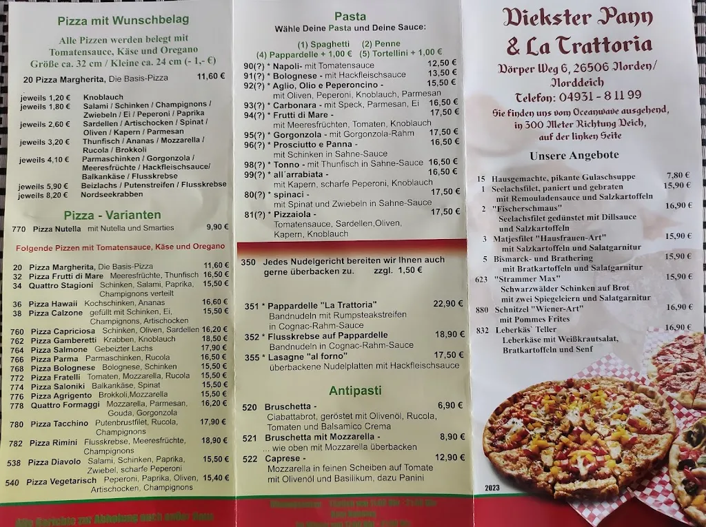 Menu_Diekster Pann und La Trattoria_Norden_immagine_2
