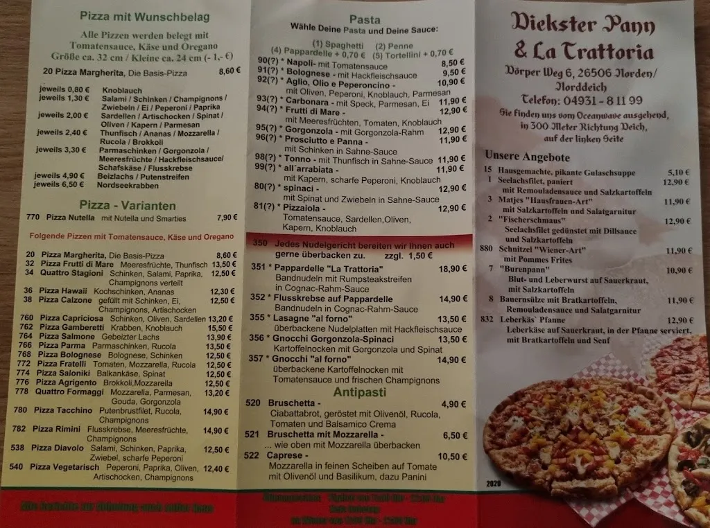 Menu_Diekster Pann und La Trattoria_Norden_immagine_4