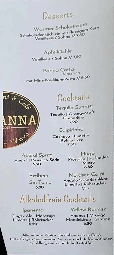 Menu_Restaurant Havanna_Norden_image_3