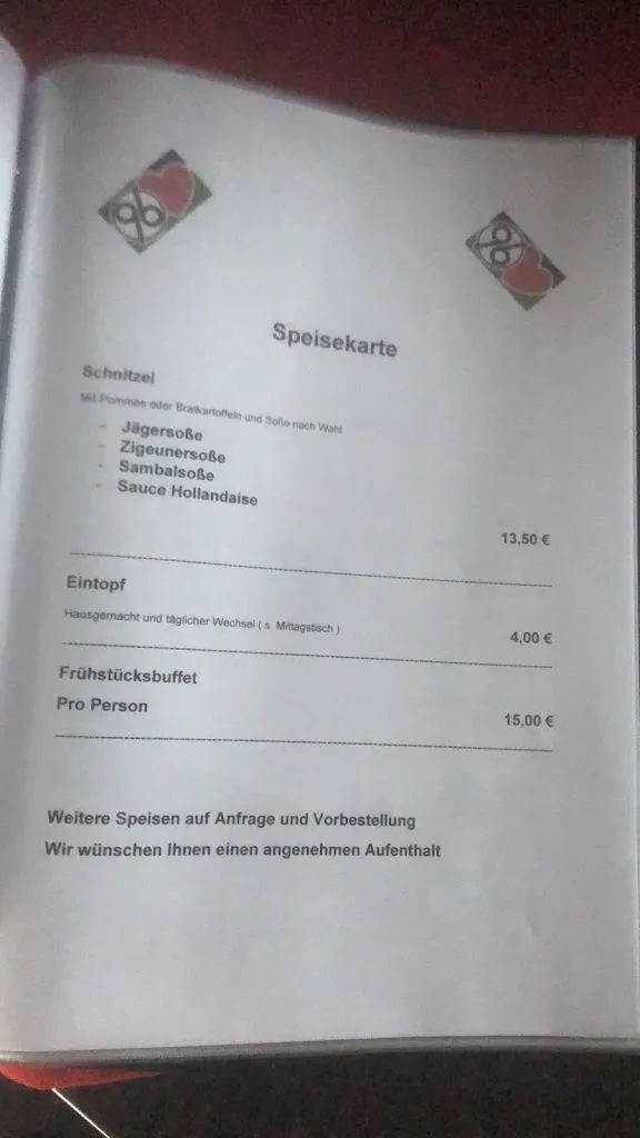 Menu_Steffi´s Sportgaststätte 