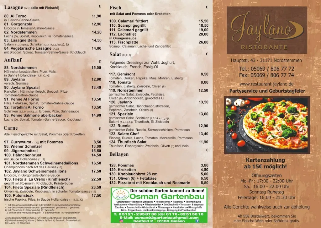 Menu_Ristorante Jaylano_Nordstemmen_immagine_1