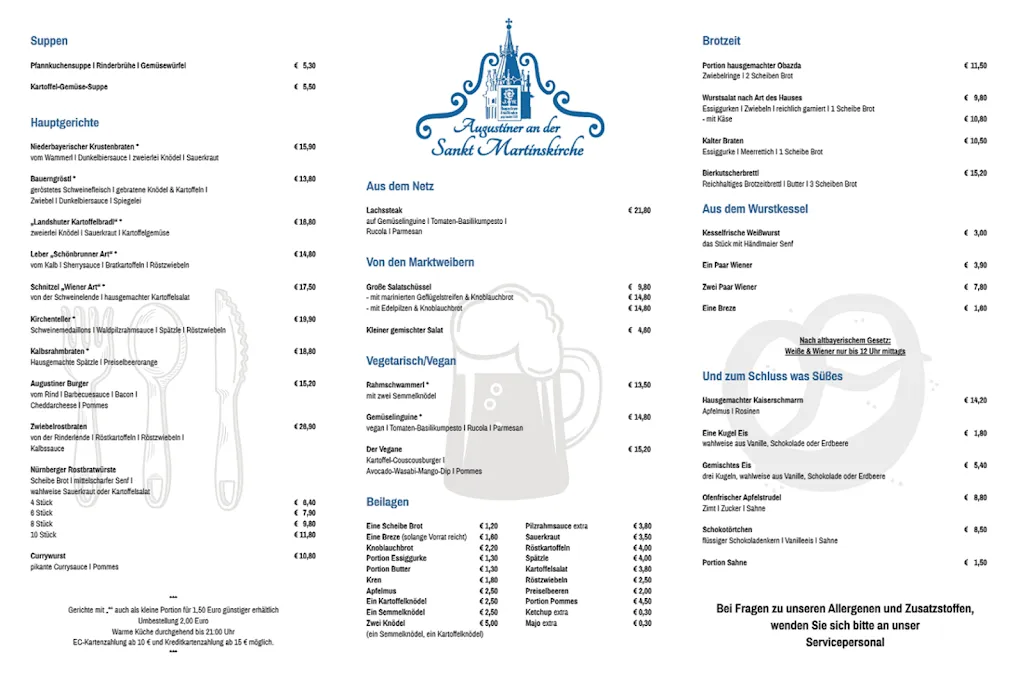 Menu_Augustiner an der Sankt Martinskirche_Landshut_immagine_2