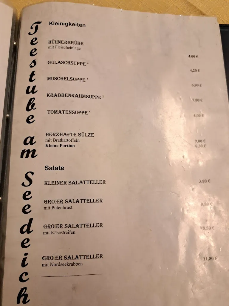 Menu_Teestube am Seedeich & Harlekin-Pub_Neuharlingersiel_immagine_3