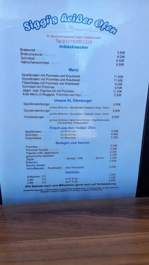 Menu_Siggis Heisser Ofen_Neuharlingersiel_image_3