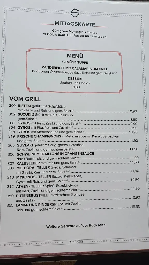 Menu_Restaurant Sokrates_Landshut_image_1