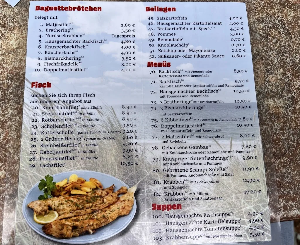 Menu_Fischimbiss Neuharlingersiel_Neuharlingersiel_immagine_1