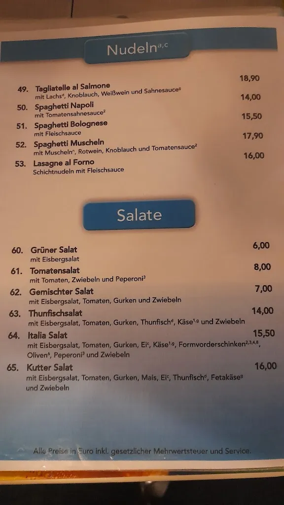 Menu_Pizzeria Kutter_Neuharlingersiel_image_4