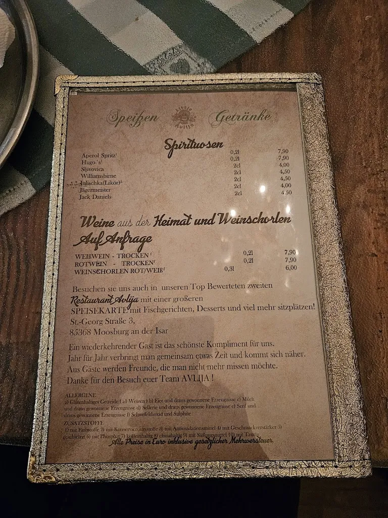 Menu_Little Avlija Brzovic - Balkan Spezialitäte_Landshut_image_3