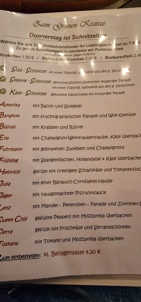 Menu_Zum Grünen Kranze_Obernkirchen_immagine_1
