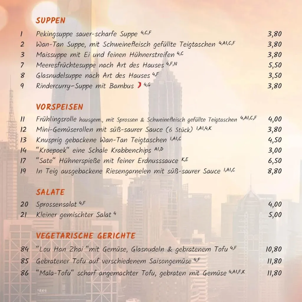Menu_China City - Landshut_Landshut_image_1