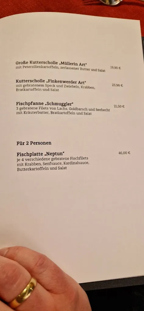 Menu_Schmuggler Inh. Michael Kleimann_Norderney_immagine_4