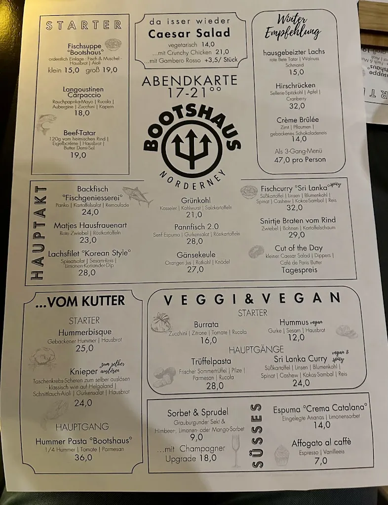 Menu_Bootshaus Norderney_Norderney_immagine_1