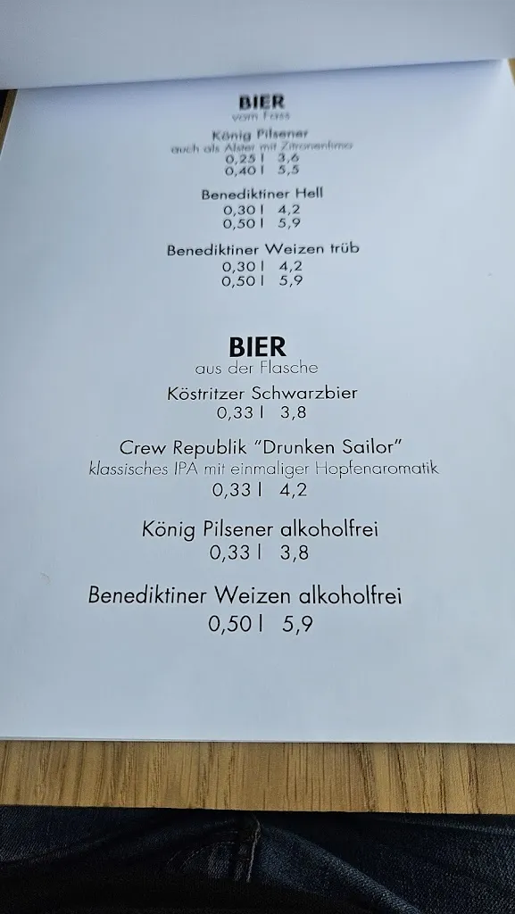 Menu_Bootshaus Norderney_Norderney_immagine_2