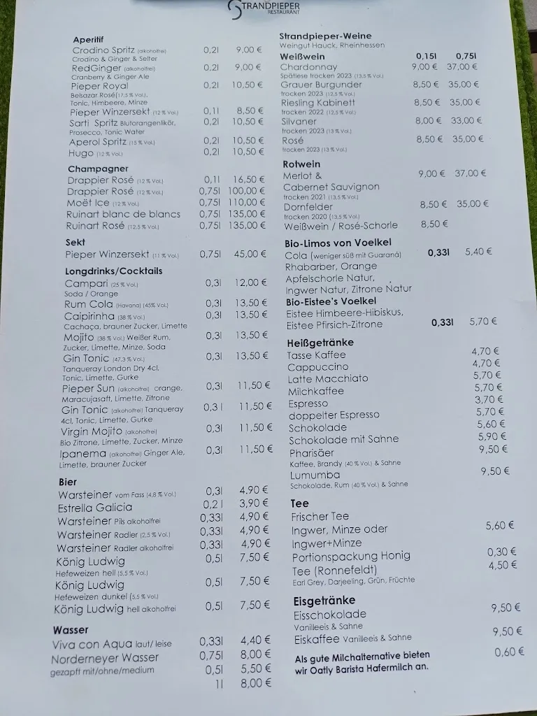 Menu_Strandpieper Norderney_Norderney_image_2