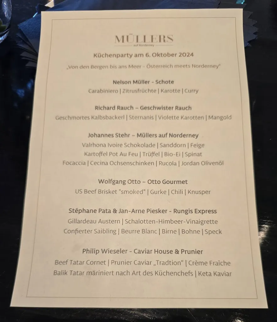 Menu_Müllers auf Norderney_Norderney_immagine_2
