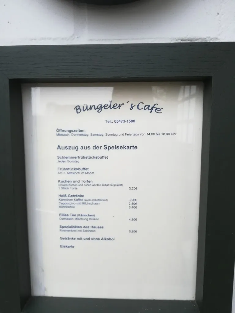 Menu_Büngeler's Café_Ostercappeln_immagine_3