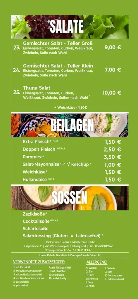 Menu_Fikret Figos Döner Imbiss_Ostercappeln_immagine_1