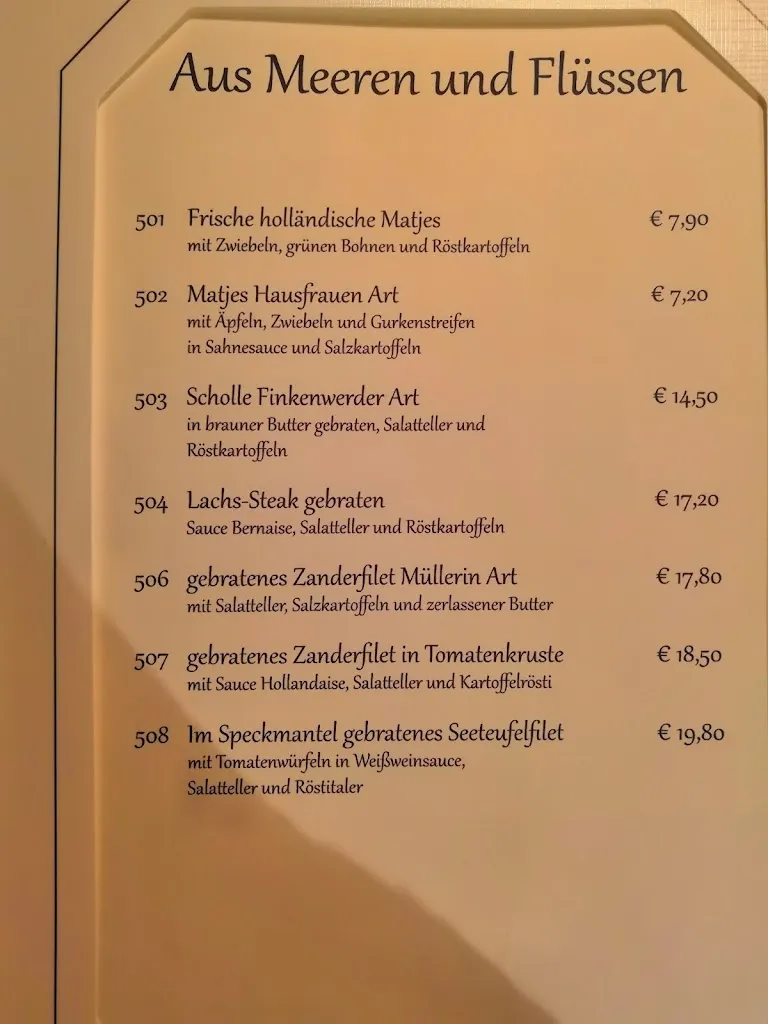Menu_Gaststätte Deters Speiserestaurant_Nordhorn_immagine_1