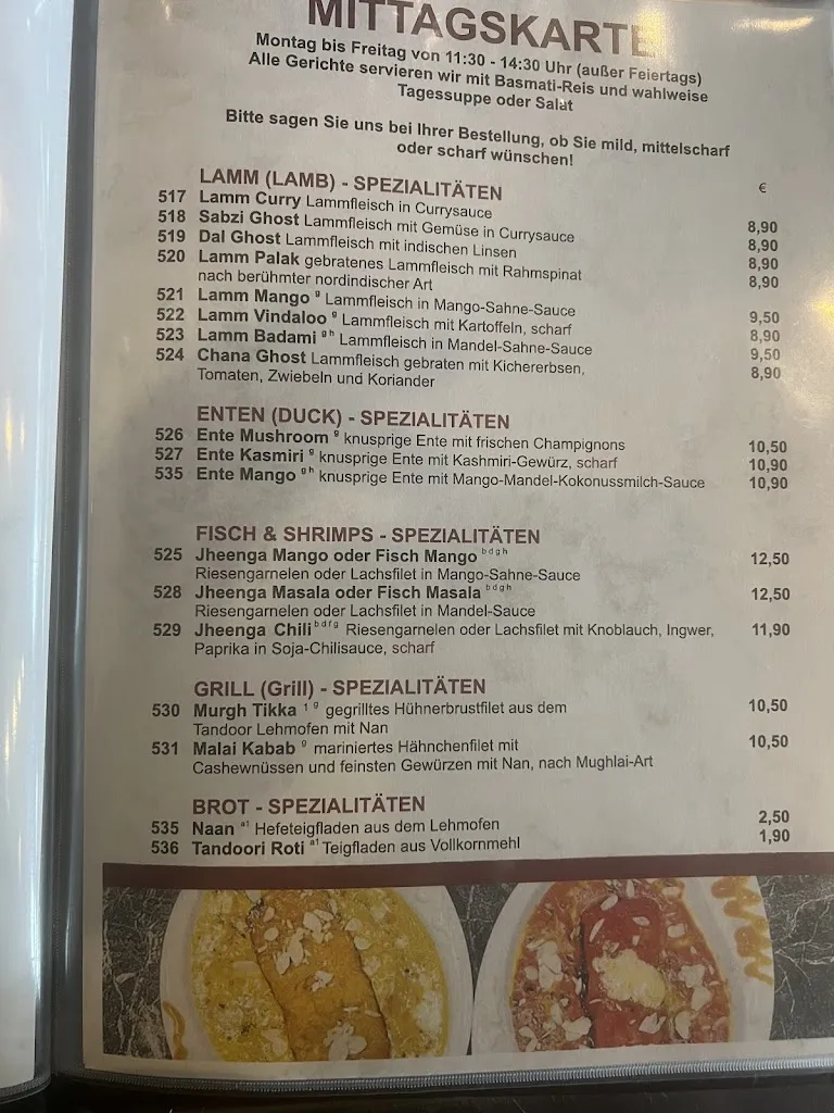 Menu_Surahi Landshut - indische Spezialitäten Restaurant_Landshut_image_4