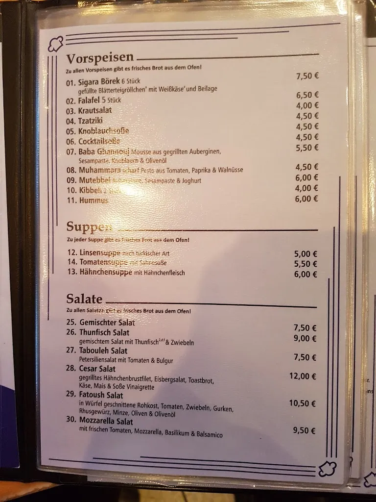 Menu_Bistro & Pizzaeria Restaurant_Ovelgönne_image_4