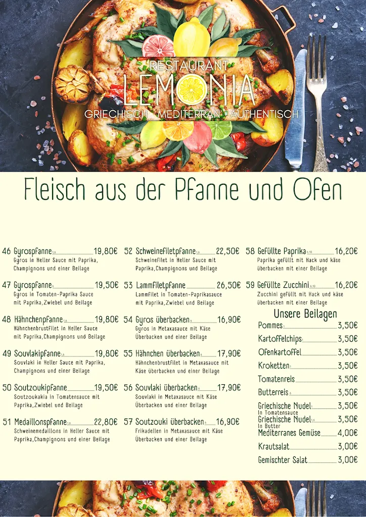 Menu_Restaurant Lemonia_Ottersberg_immagine_1