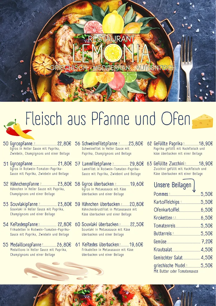 Menu_Restaurant Lemonia_Ottersberg_immagine_2