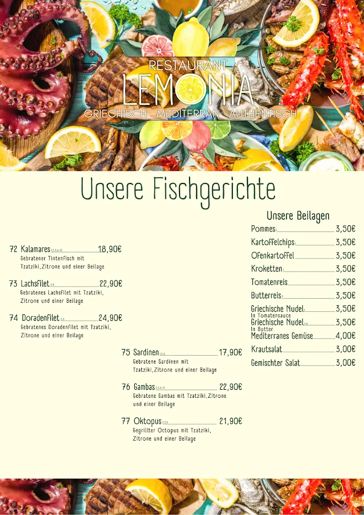 Menu_Restaurant Lemonia_Ottersberg_immagine_3