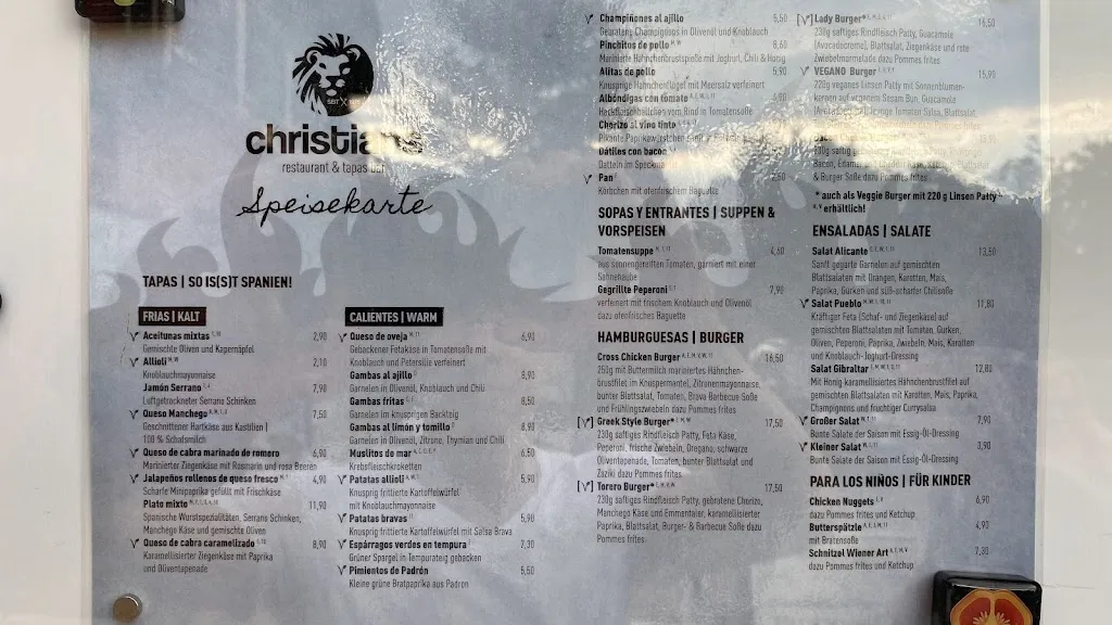 Menu_christians restaurant & tapas bar_Otterstadt_image_3