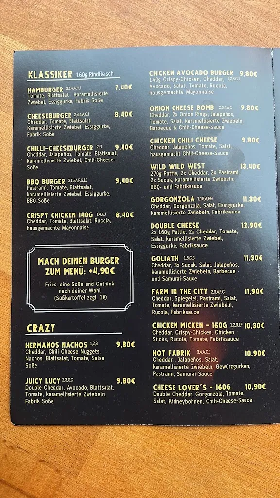 Menu_BURGERFABRIK burger & more_Peine_image_2