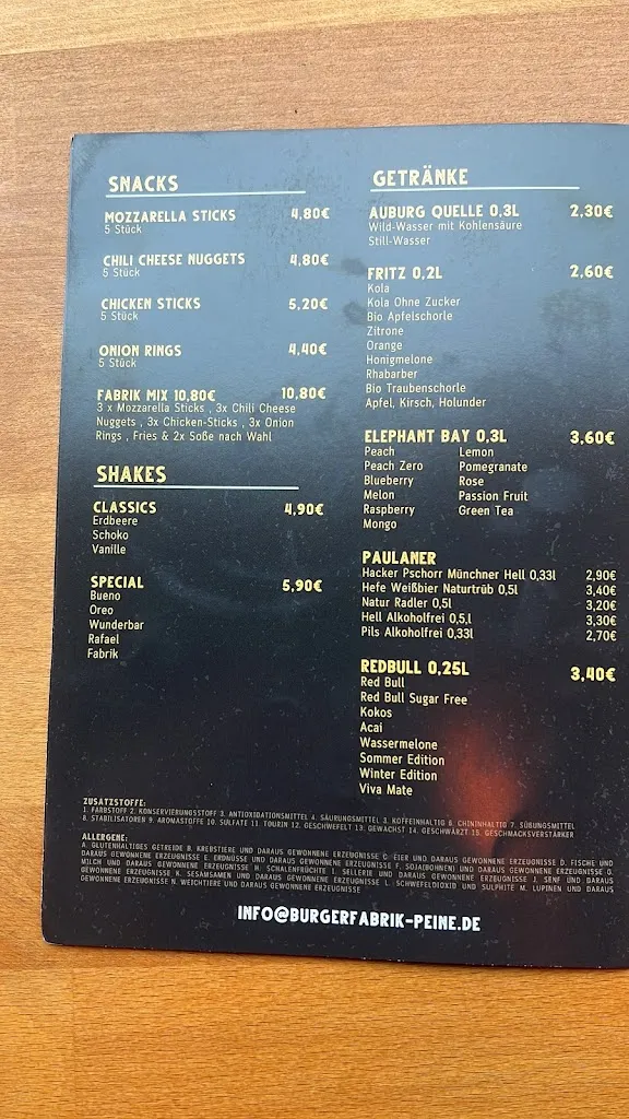 Menu_BURGERFABRIK burger & more_Peine_image_3