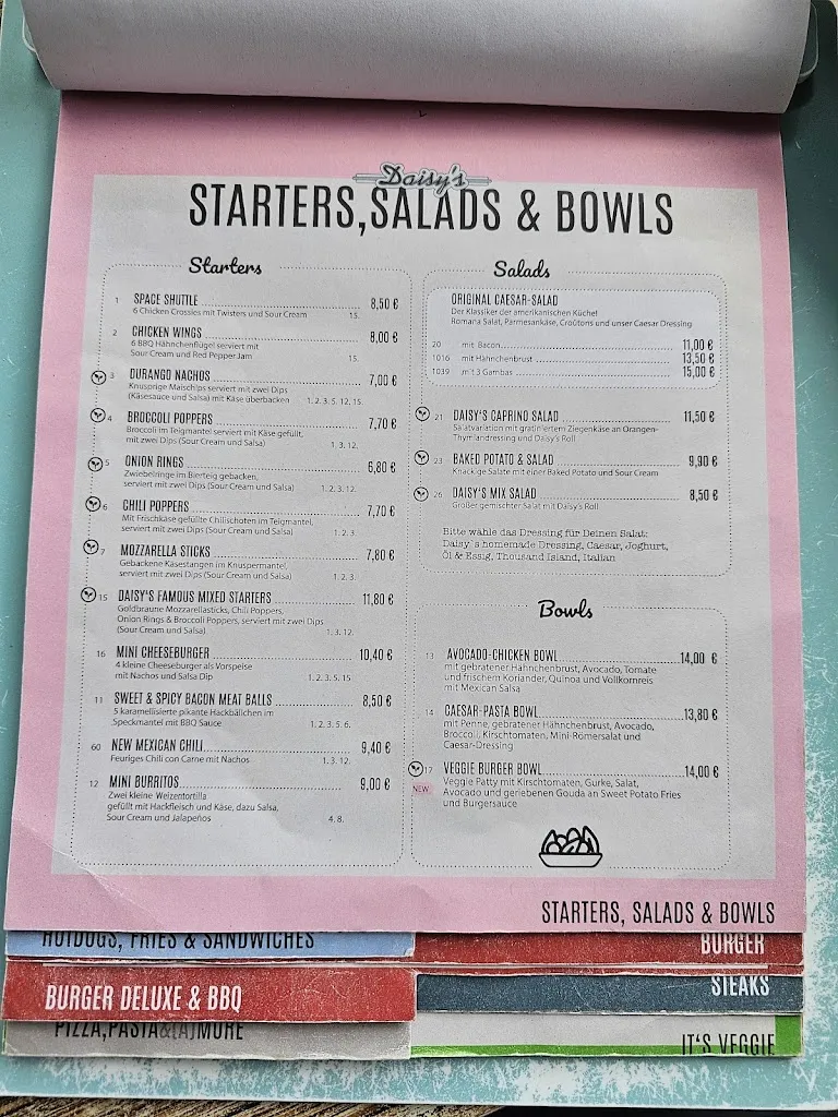Menu_Daisy's Diner_Oyten_image_1