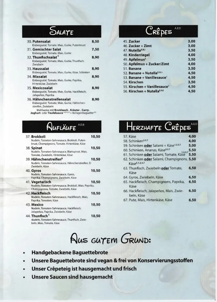 Menu_Monsieur Baguette Baguetterie Crêperie_Oyten_image_1