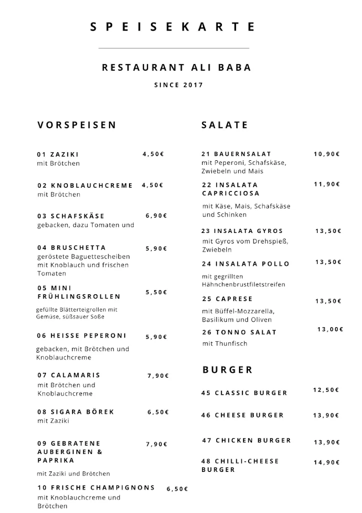 Menu_Restaurant Alibaba Papenburg_Papenburg_immagine_2
