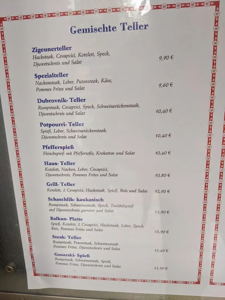 Menu_Balkan Restaurant Dubrovnik_Otterndorf_image_1