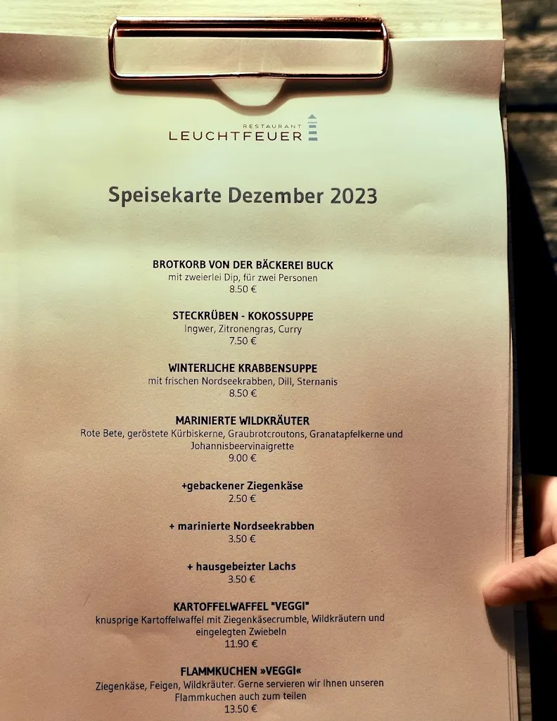 Menu_Restaurant Leuchtfeuer_Otterndorf_immagine_1