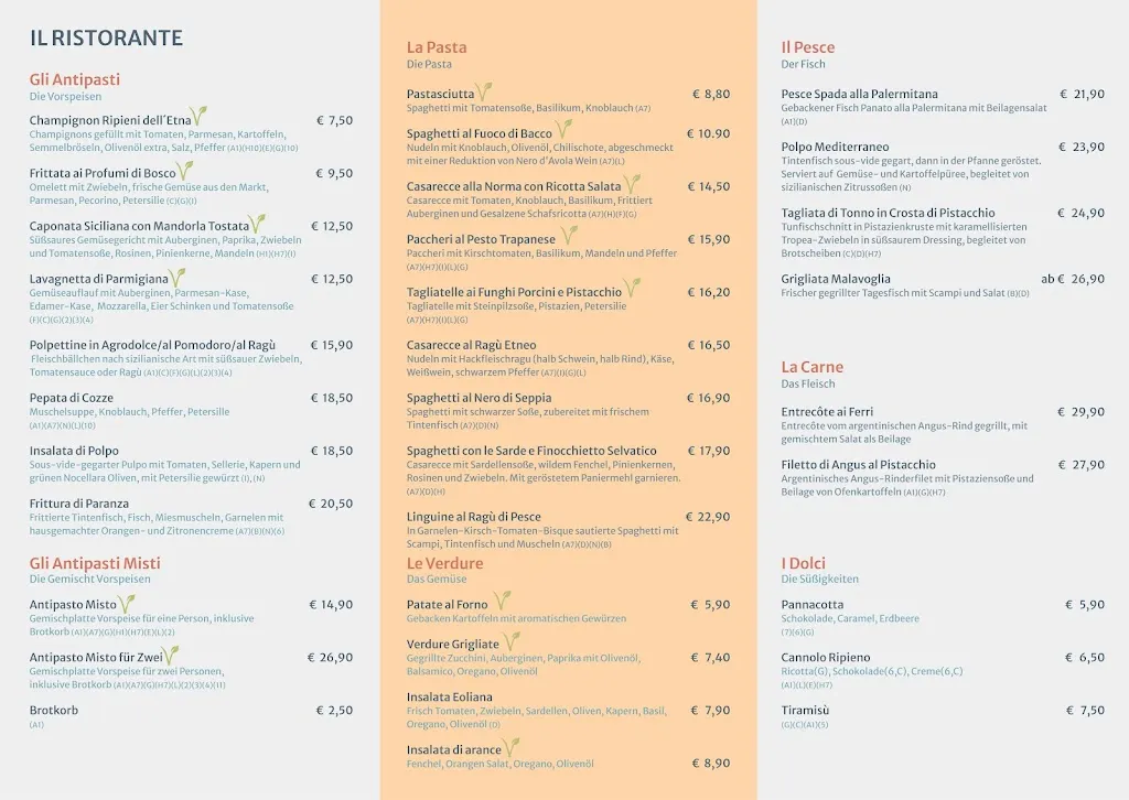 Menu_Casa Sicilia_Landshut_image_1