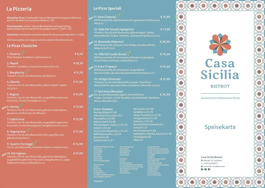Menu_Casa Sicilia_Landshut_image_2