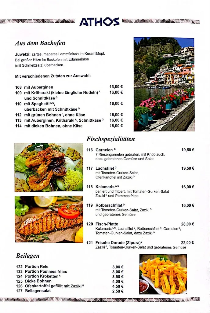 Menu_Griech. Restaurant Athos_Pattensen_image_2